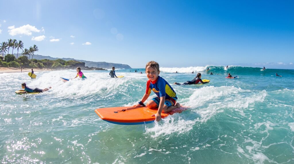 découvrez notre guide d'achat pour choisir la meilleure planche de bodyboard adaptée aux enfants de 6 ans, alliant sécurité, confort et plaisir de glisse.