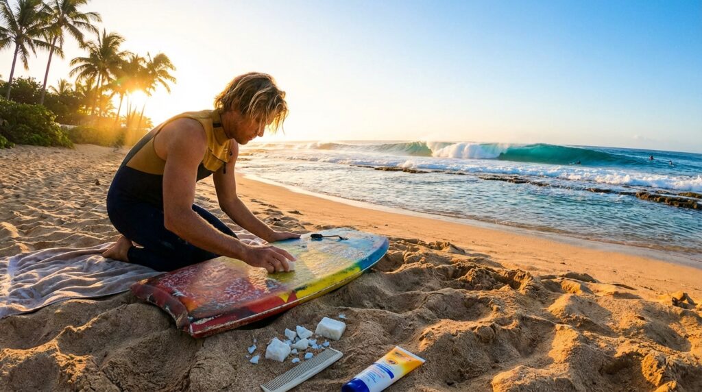 découvrez notre guide étape par étape pour waxer efficacement votre bodyboard et améliorer votre performance sur les vagues.