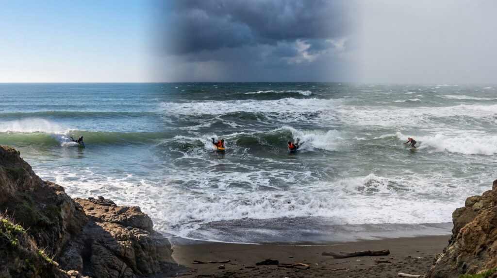 découvrez les principaux risques liés à la pratique du bodyboard en fonction des conditions météorologiques et apprenez comment les anticiper pour assurer votre sécurité.